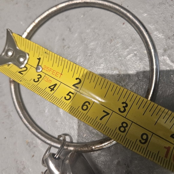 Vintage Metal Whistle with Keyring Police Military Style Whistle - Picture 4 of 4